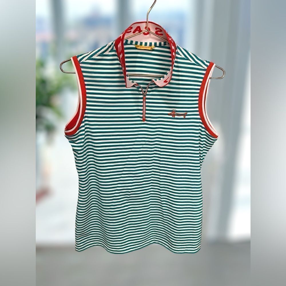 Louis Castel Golf 3/4 Zip Top Tank Vest Size 100 NWOT - Picture 4 of 15
